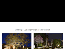 Tablet Screenshot of elegantoutdoorlighting.com